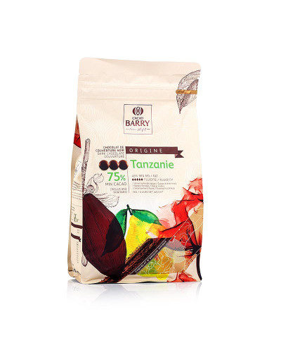 noir Tanzanie Barry 75% pistoles 1Kg