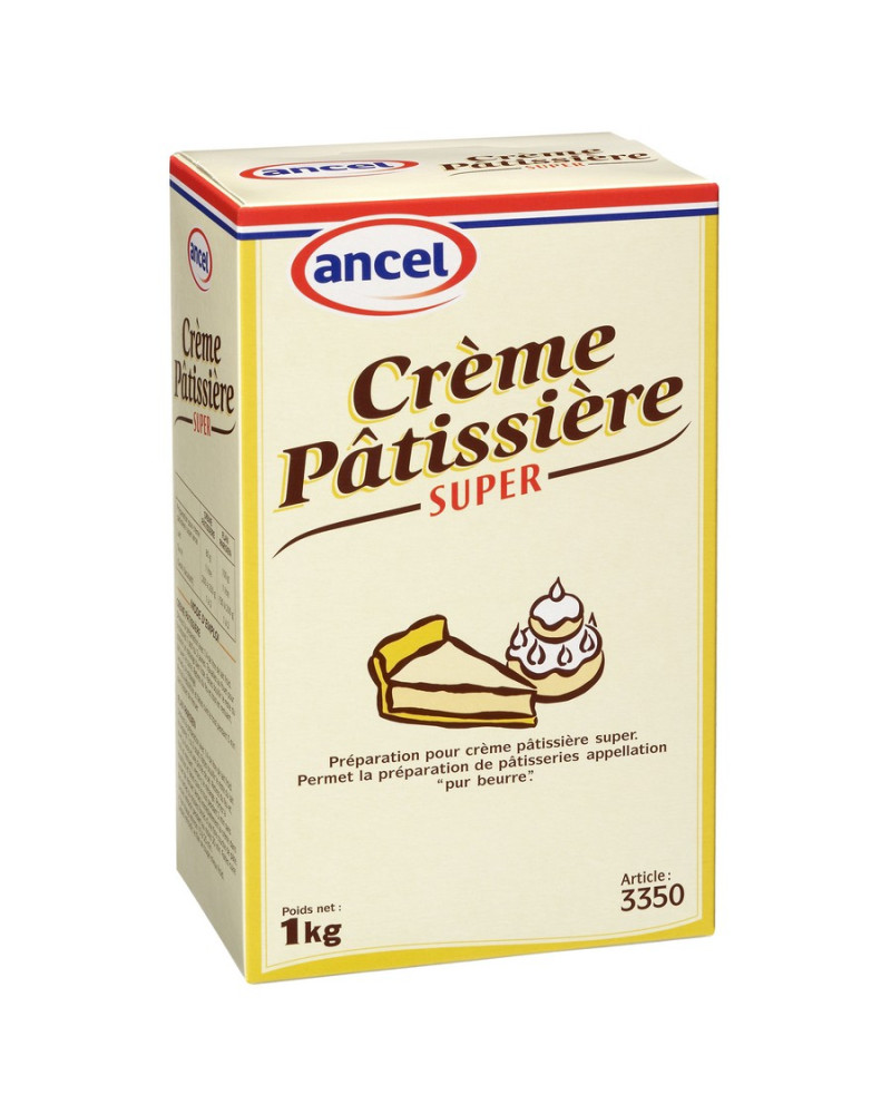 Poudre à crème pâtissière à chaud Ancelen paquet de 1kg