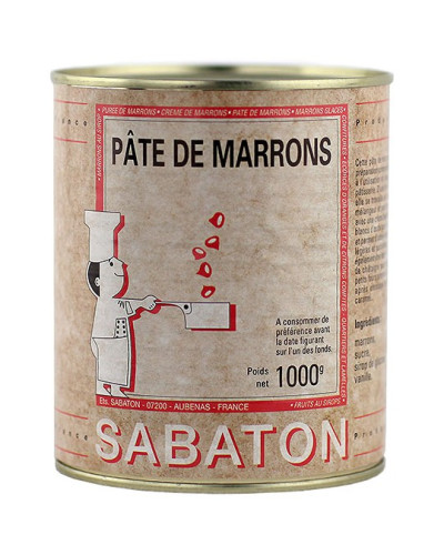 Pâte de marrons Sabaton 1kg