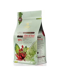 Chocolat couverture noir Alto El Sol Barry 65% cacao pistoles 1kg