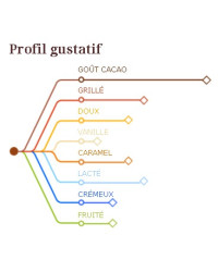 Chocolat couverture au lait Alunga Barry 41% cacao pistoles 1kg