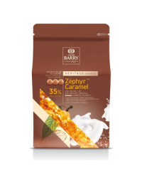 Chocolat couverture noir Haïti Barry 65% cacao pistoles 1kg