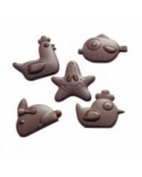 Moule silicone à madeleines 15 figures