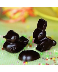 Plaque silicone EasyChoc 14 sujets Pâques