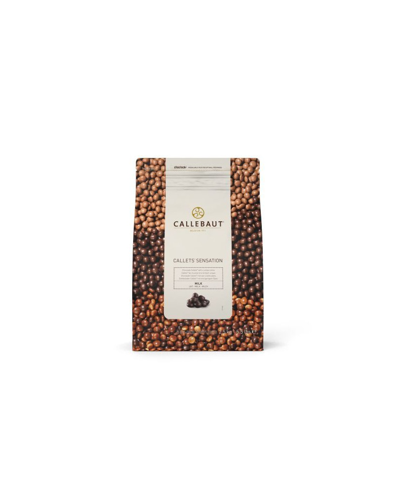 Callets Sensation marbré Callebaut 32% cacao pistoles 2,5kg