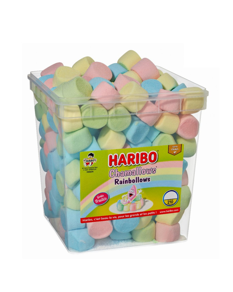 Chamallows Rainbollows Haribo tubo 210p