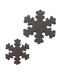 Moule pour friture en chocolat assortiment Flocons de neige