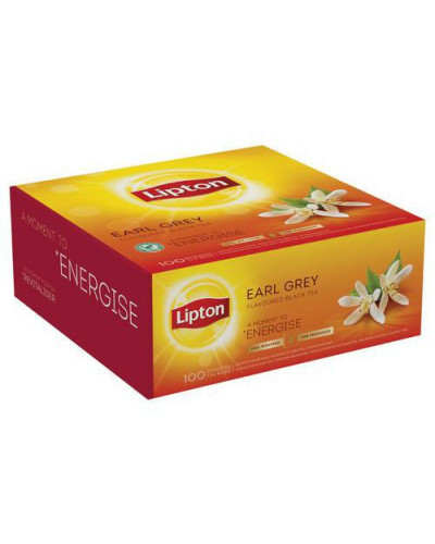 Thé Earl Grey Lipton 100 sachets