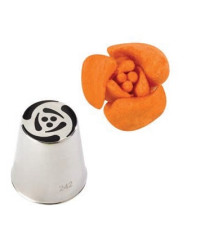 Douille inox spéciale "décors fleurs" N°242