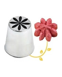 Douille inox spéciale "décors fleurs" N°248