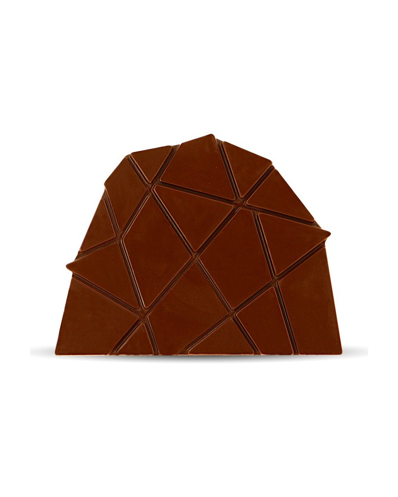 Moule pour chocolat embout de bûche Polygones