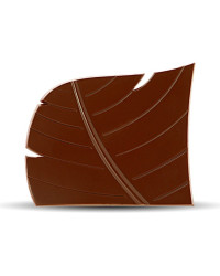 Moule pour chocolat embout de bûche Feuilles