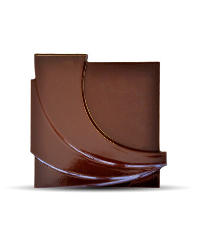 Moule pour chocolat embout de bûche Vagues