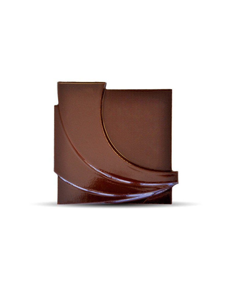 Moule pour chocolat embout de bûche Vagues