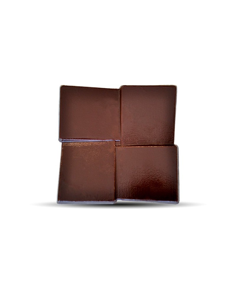 Moule pour chocolat embout de bûche Carrés