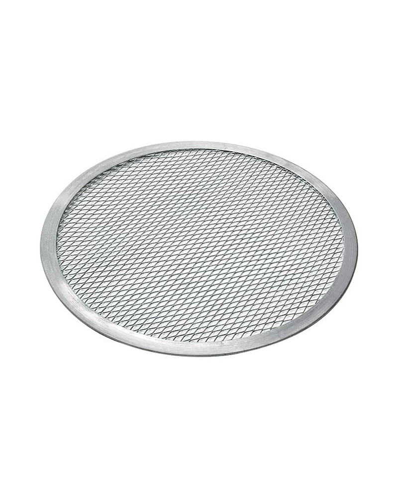 Grille à pizza ronde aluminium bordée