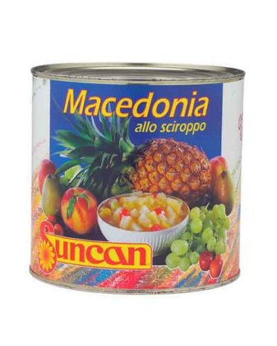 Macédoine de fruits au sirop Suncan conserve