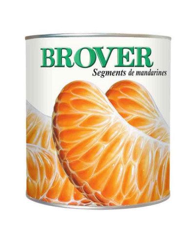 Segments de mandarines Brover conserve