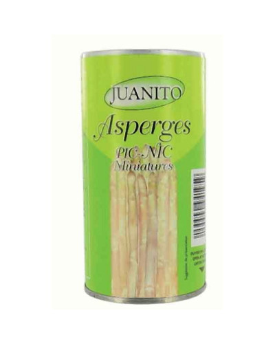 Asperges blanches miniatures en conserve