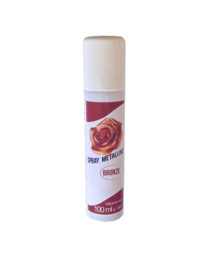 Spray alimentaire métallisé bronze 100 ml