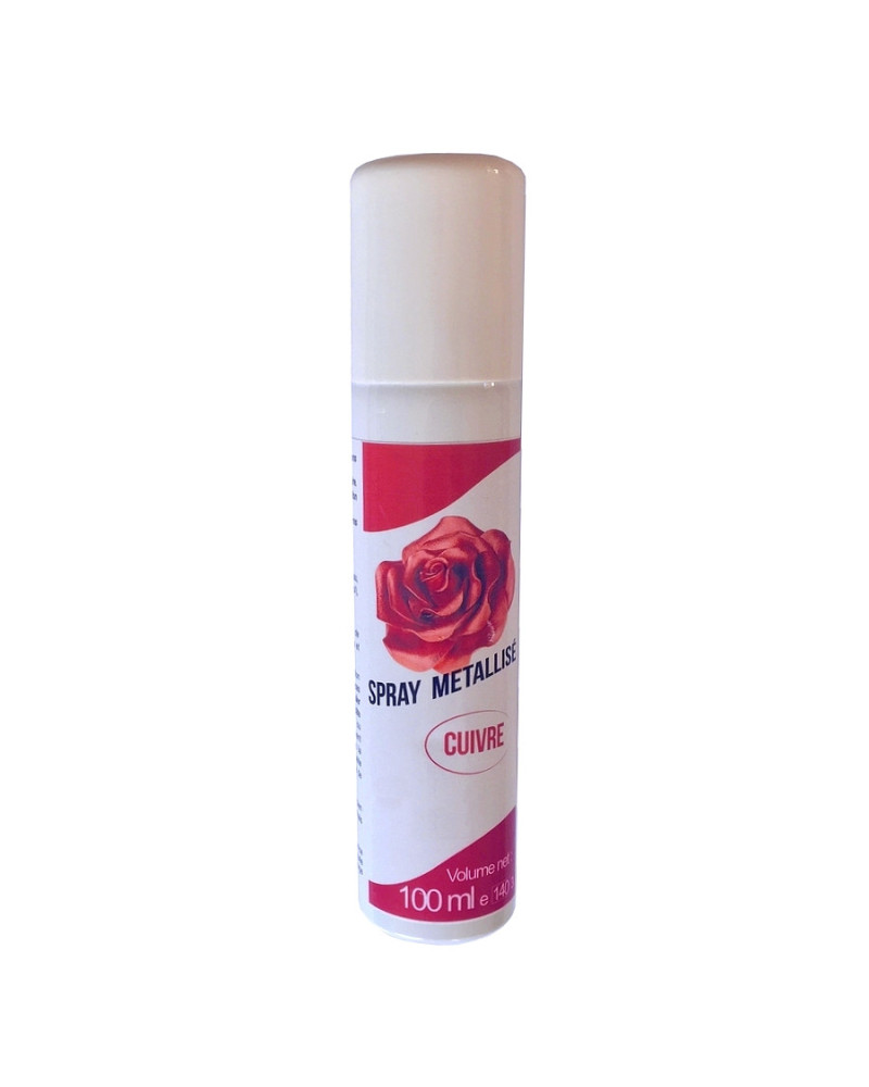 Spray métallisé cuivre flacon 100 ml