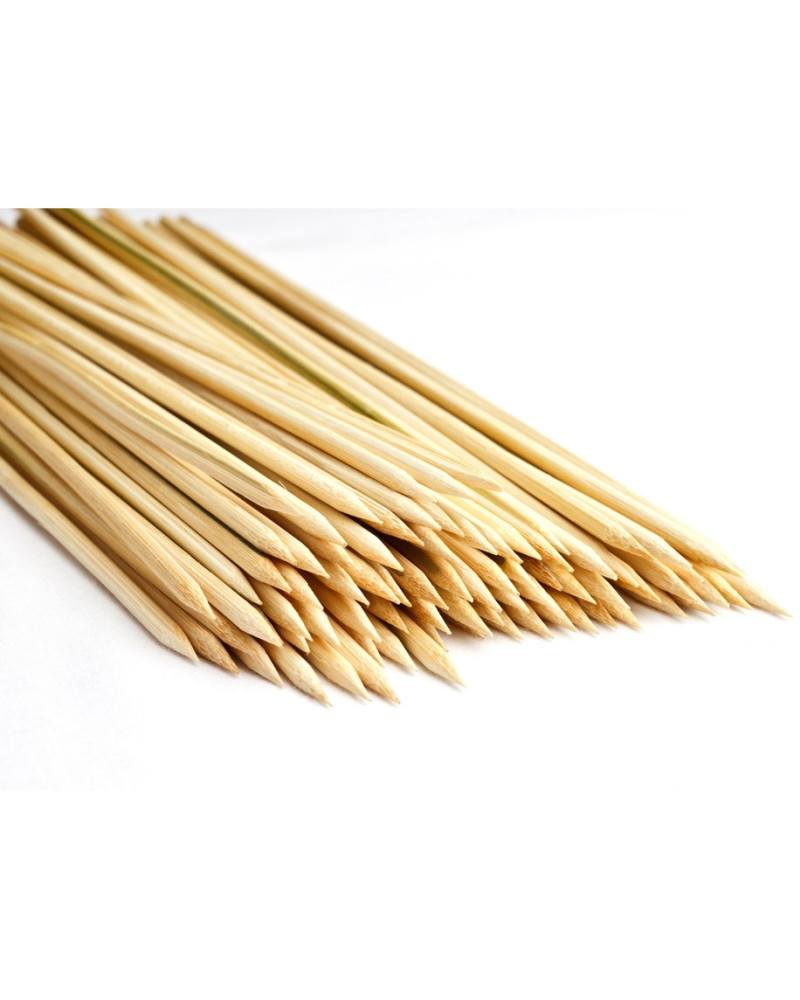 Lot De 100 Piques à Brochettes En Bambou