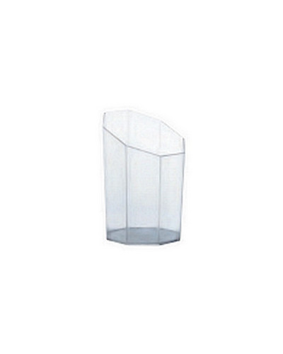 Verrines octogonales biseautées 20 cl en plastique