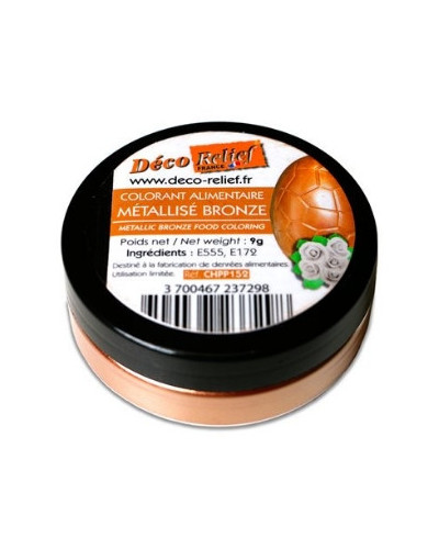 Colorant métallisé bronze (9gr) Déco Relief