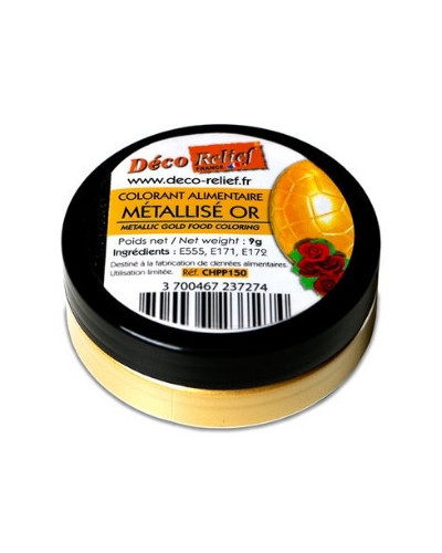 Colorant métallisé or (9gr) Déco Relief