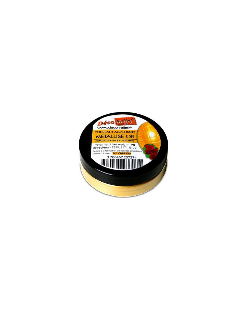 Colorant métallisé or (9gr) Déco Relief