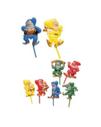 Assortiment décors de Noël pour bûche x10