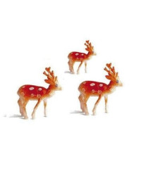 Assortiment décors de Noël pour bûche x10