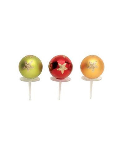 Assortiment décors de Noël pour bûche x10