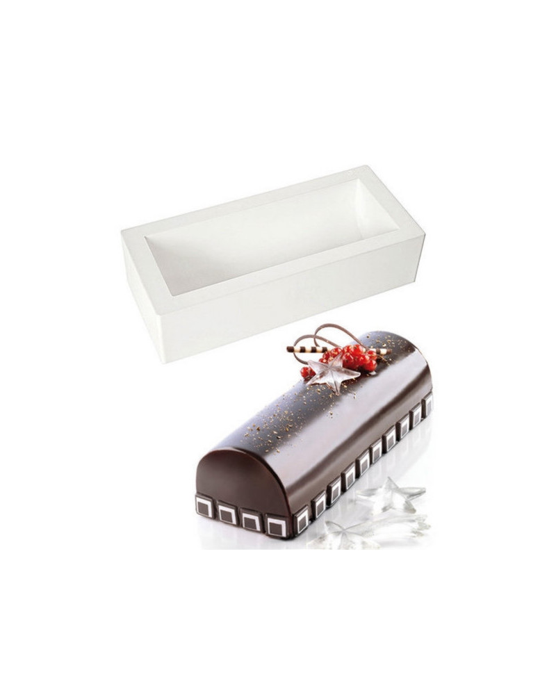 Moule à bûche standart demi rond en silicone