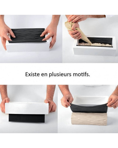 Moule à bûche standart demi rond en silicone