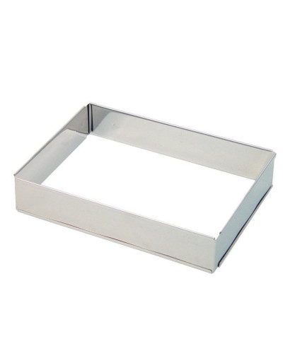 Rectangle extensible inox (hauteur 4,5 cm)