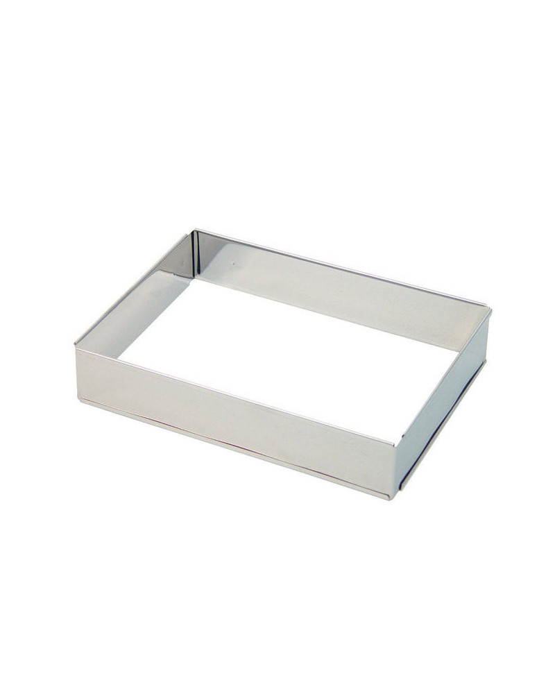 Rectangle extensible inox (hauteur 4,5 cm)