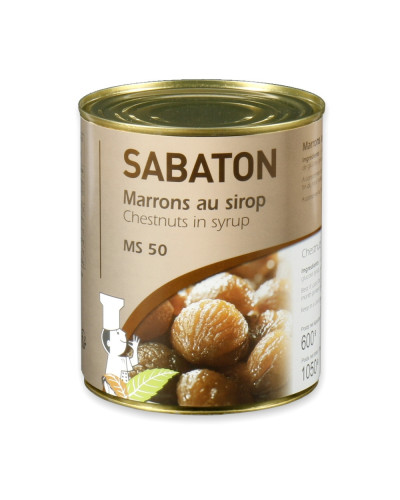 Marrons entiers au sirop Sabaton