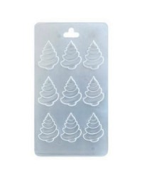 Kit 8 plaques pour fritures de Noël Déco Relief