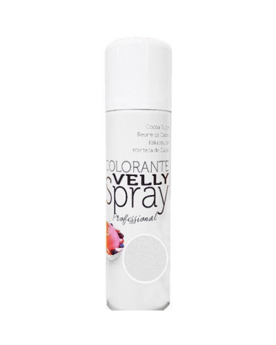 Colorant Alimentaire en Spray Effet Velours Blanc 250ml