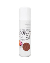 Spray colorant alimentaire "Effet Velours" brun