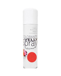 Spray colorant alimentaire "Effet Velours" rouge