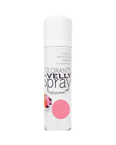 Spray colorant alimentaire "Effet Velours" rose