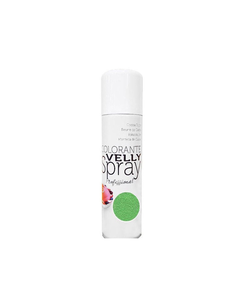 Spray colorant alimentaire "Effet Velours" vert