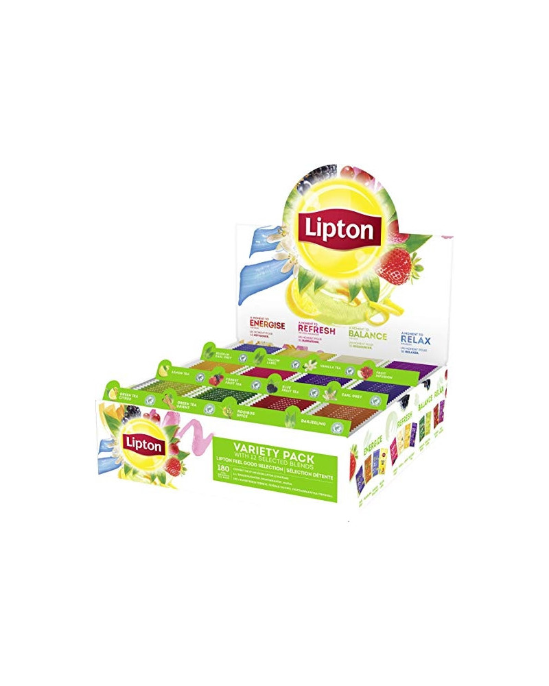 Coffret thé Lipton Variety Pack (180 sachets)