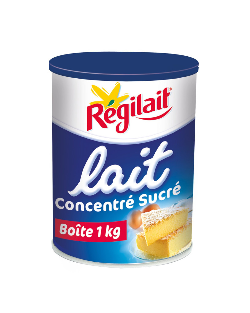 Lait concentré non sucré entier REGILAIT