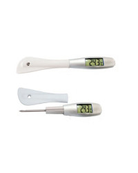Spatule en silicone avec thermomètre sonde 29cm