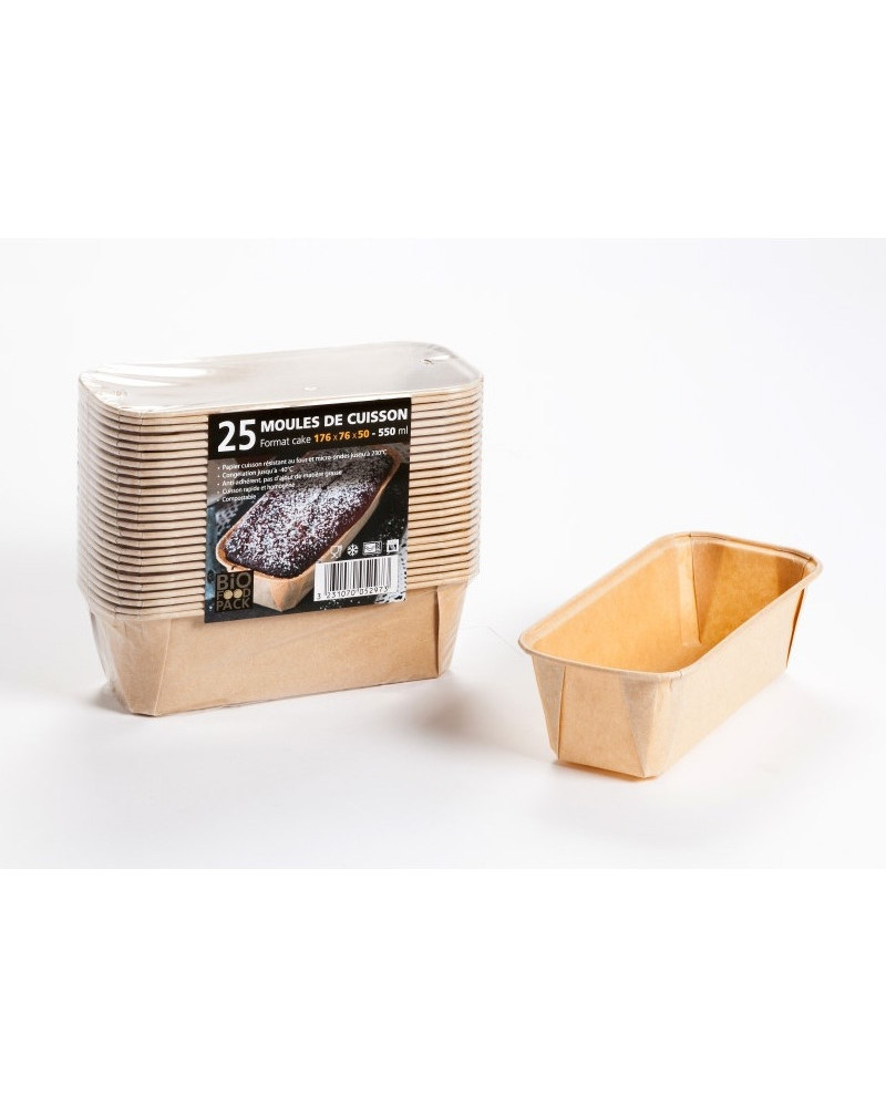 10 Moules à gâteaux en carton recyclable