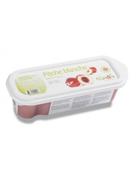 Purée de pêche blanche La Fruitière surgelée 1kg