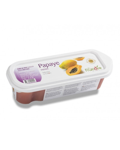 Purée de papaye la fruitière surgelée 1kg